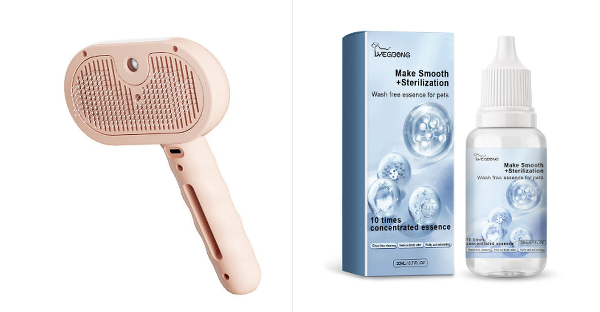 Pets Spray Hair Comb Pet Hair Remover Cleaning Brush Cats Grooming Dog Accessories Tools Dematting Water Mist Humidifier Comb Pet Supplies